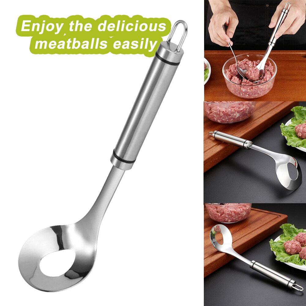 (🎄CHRISTMAS SALE NOW-48% OFF) Stainless Steel Meatball Maker Spoon(BUY 2 GET 1 FREE NOW)