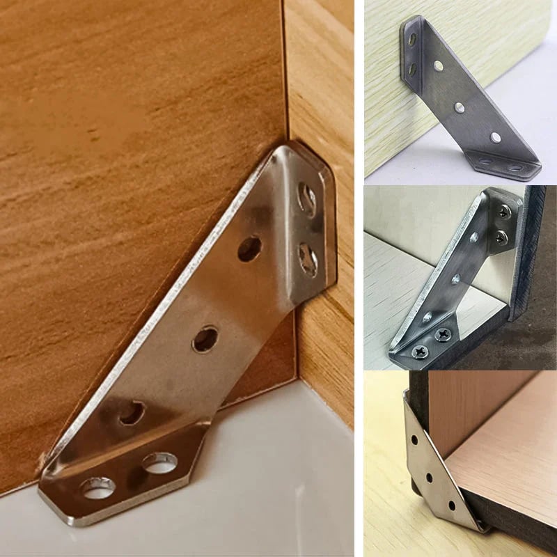 Triangular support made of stainless steel(With screws)