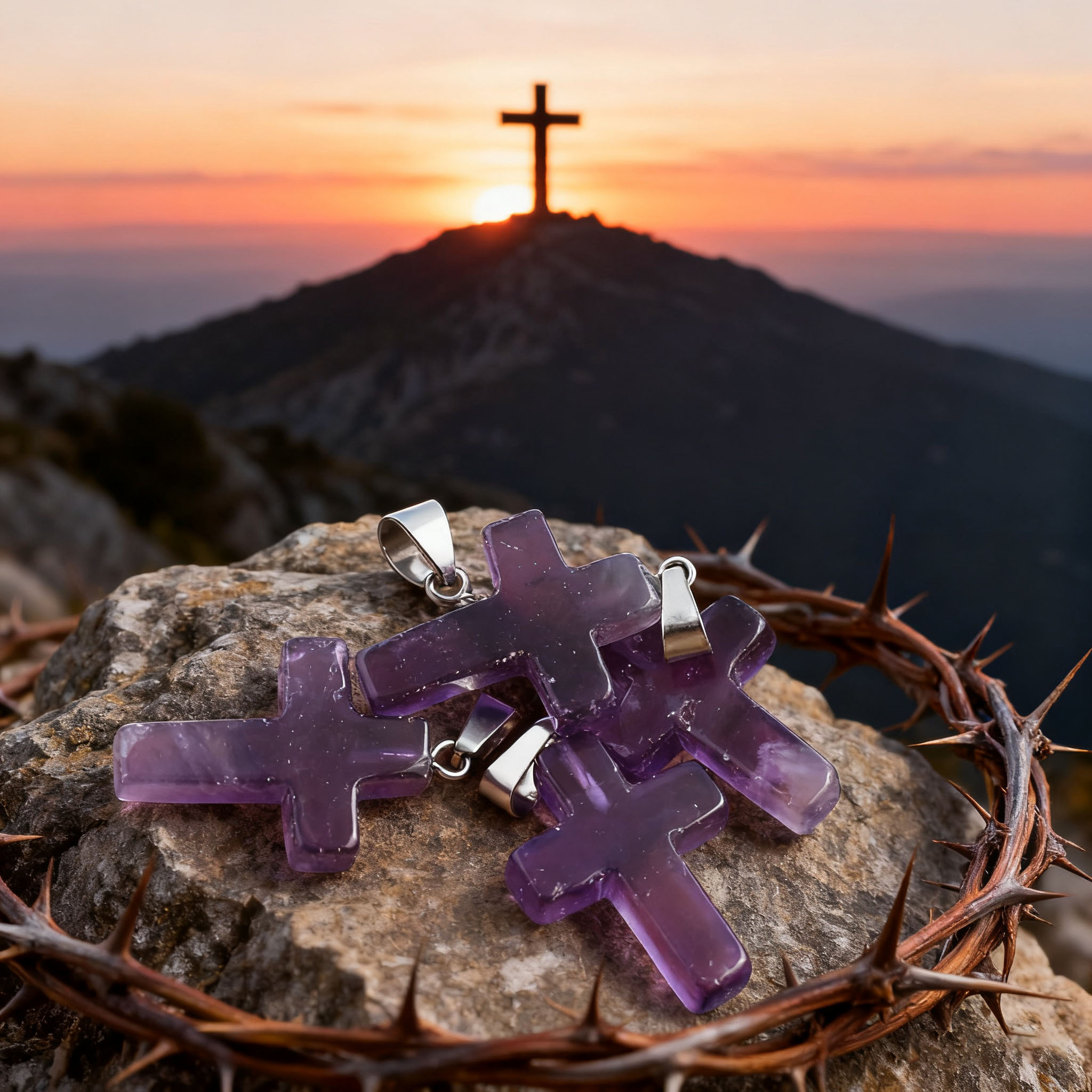 ✝️100% Handmade Crystal Cross Healing Heart，🔥🔥BUY 7 GET 5 FREE & FREE SHIPPING - Best Seller (12 PCS)93.6% of people would choose this