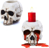 Skull candlestick