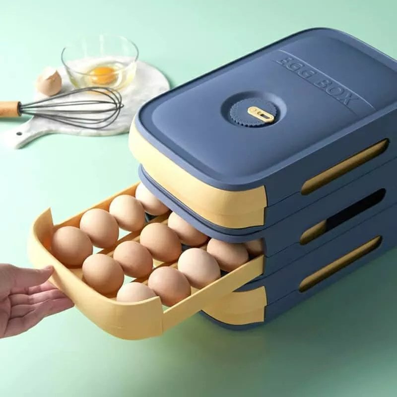 (🔥HOT SALE NOW - 48% OFF)NEW DRAWER TYPE EGG STORAGE BOX