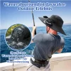🔥Father's Day 49% Rabatt🔥Solar-Fan-Outdoor-Angelhut mit breiter Krempe