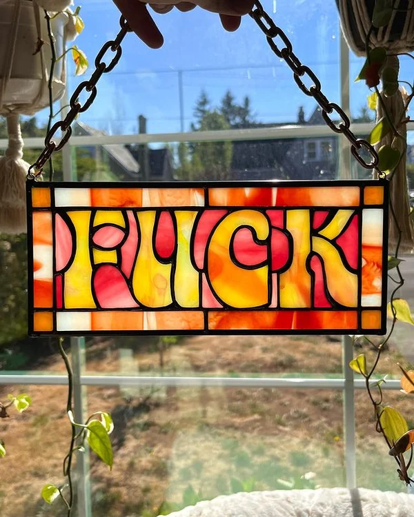 🔥Last Day Sale - 60% OFF🎁F*CK Suncatcher