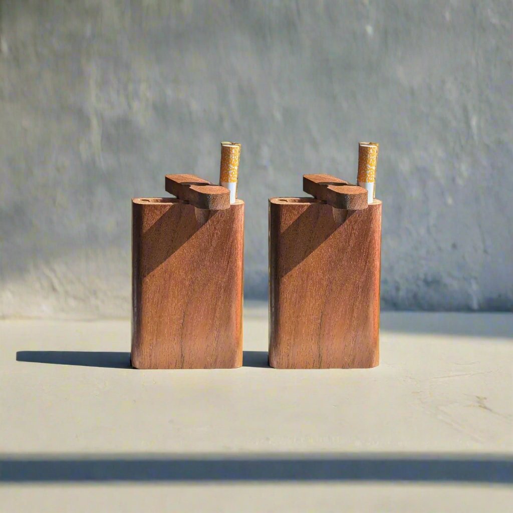 2 Pack Wood Dugout w/One Hitter & Cleaning Tool (BUY 2 SAVE 10%)