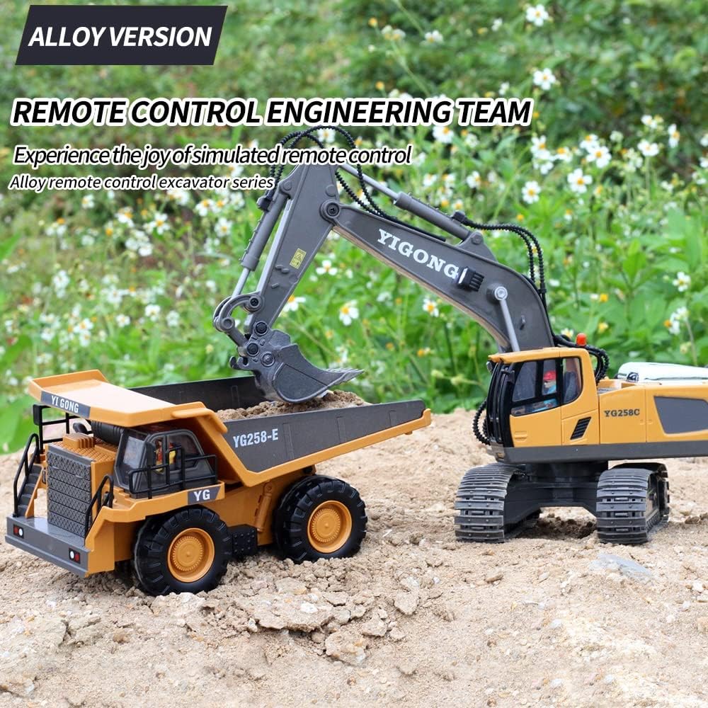 60% OFF-Alloy Plastic RC Excavator