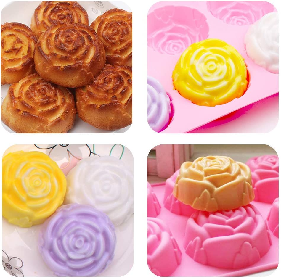 💝2023 Mother's Day Save 50% OFF🎁 6 Food Grade Silicone Rose Mold(BUY 2 GET FREE SHIPPING)