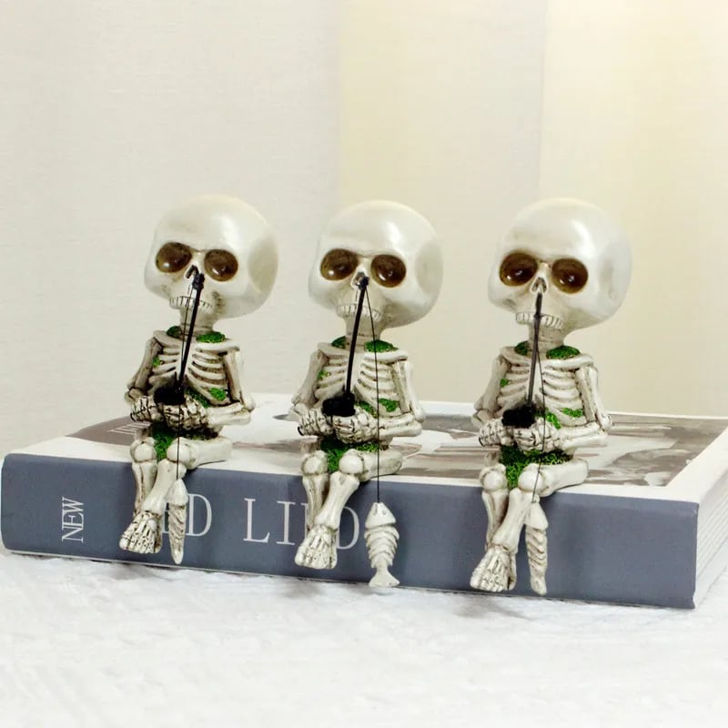 TikTok Last Day Promotion -60% OFF🎉Fishing Skeleton Garden Accessory