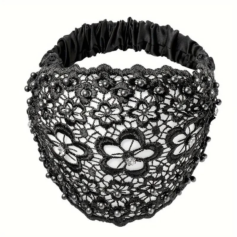 💥LAST DAY SALE 50% OFF💥Boho-chic Crystal & Pearl Embellished Wide Headbands(3Pcs)