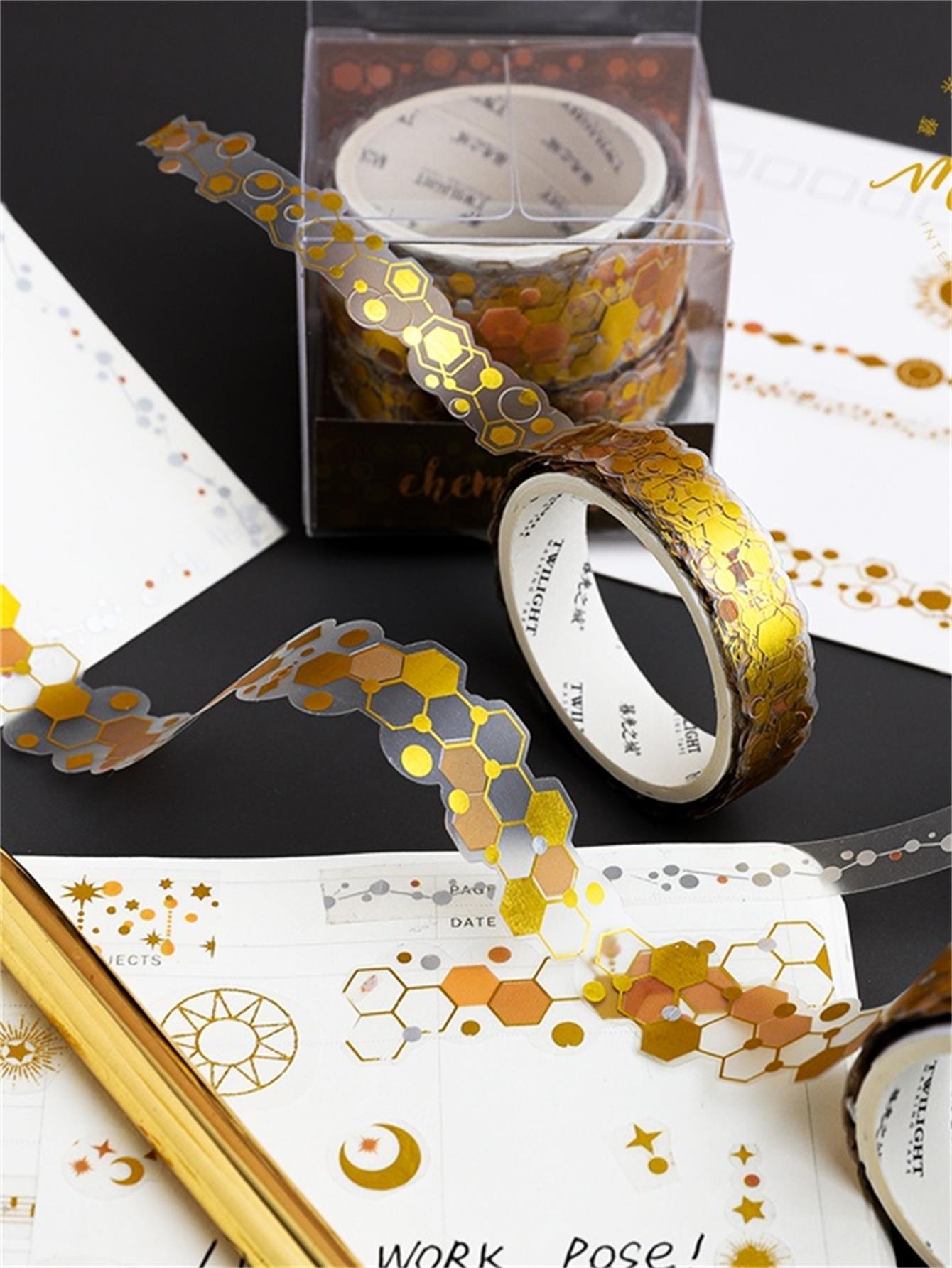 Random Hot Stamping Pattern Masking Tape 3rolls