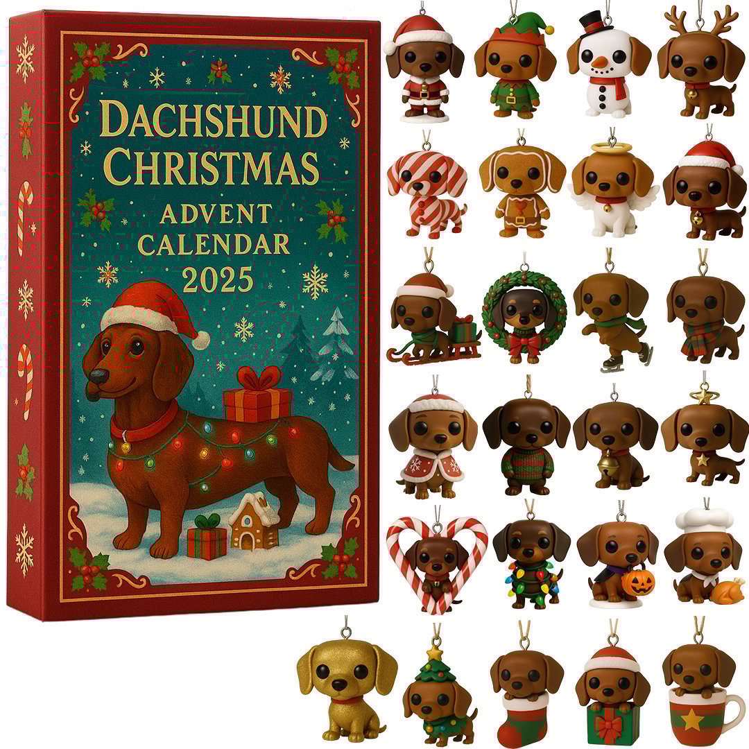 🔥Last Day 50% OFF -🎄Dachshund Christmas Advent Calendar 2025
