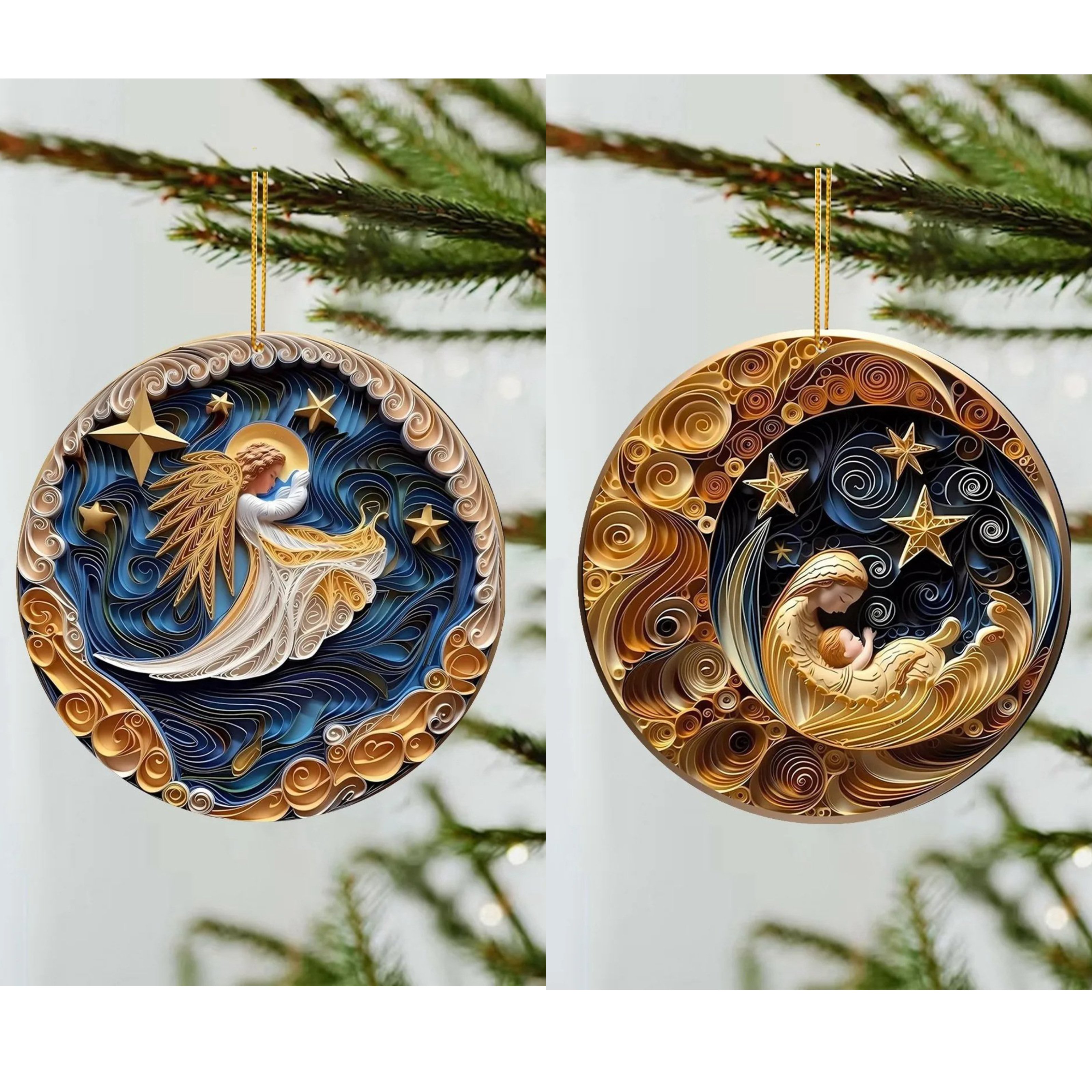 🎁Christmas Sale - 49% OFF🎄2023  Comparisoni® Handmade Ornaments With Good Wishes🎅