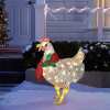 🎁Early Christmas Sale- 48% OFF - 🐓Light-Up Chicken 3D with Scarf Holiday Decoration(3D)（🔥🔥BUY 2 FREE SHIPPING）