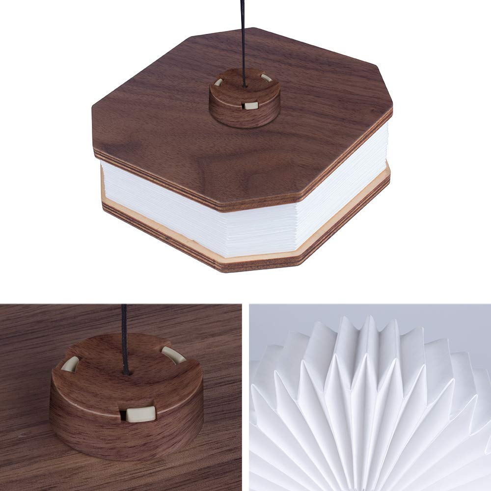 (💗Mother's Day Sale-40% OFF) Wooden Folding Organ Lamp-BUY 2 FREE SHIPPING