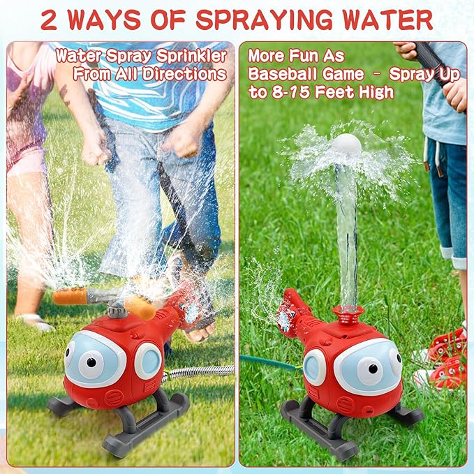 ⏰LAST DAY SALE 50% OFF💦Summer Bestseller - 2 in 1 Water Sprinklers T Ball Set