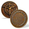 Christian Jesus Crucifix Coin – Isaiah 53:5 Medallion