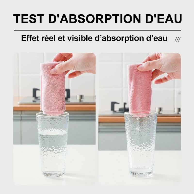 ⏰Offre à durée limitée - 49 % de réduction⏰Chiffons détachables, lavables et anti-rayures