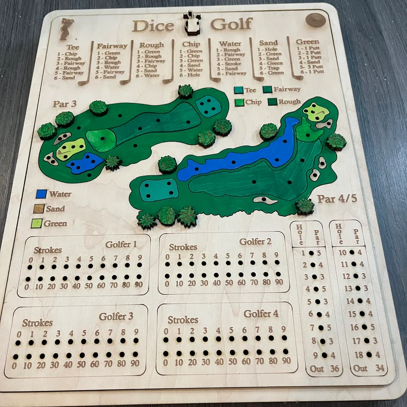 Dice Golf Game