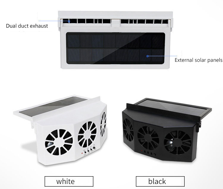 The new solar car cooling artifact [air circulation exhaust fan]