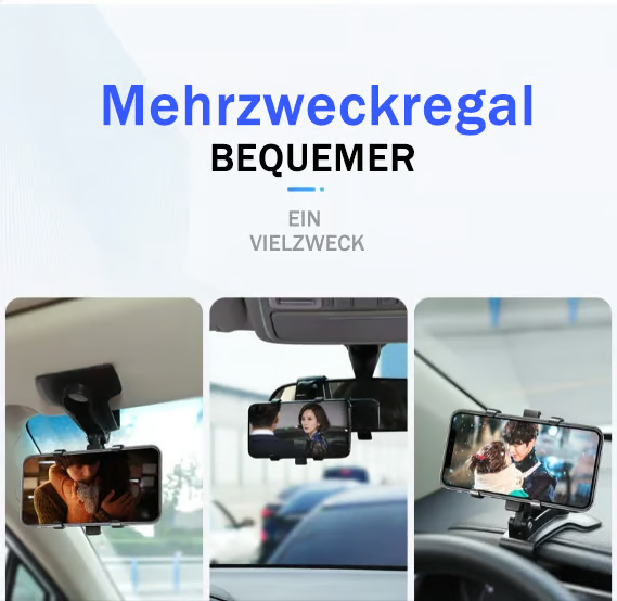 🔥Letzter Tag 49% Rabatt✨360° Dashboard‑Handyhalter