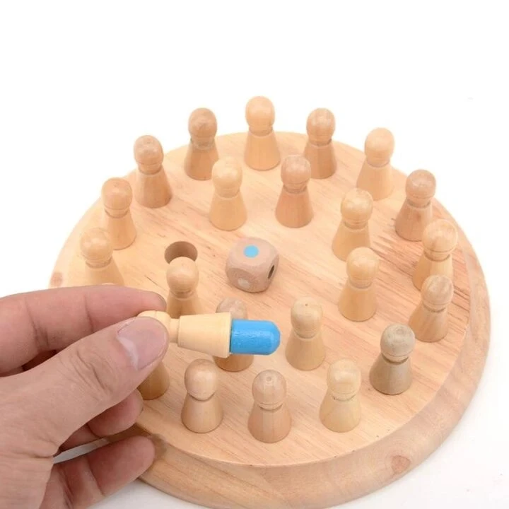 Early Christmas Sale - Wooden Memory Match Stick Chess-Limited Edition