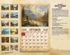 2025 Vintage Fishing Wall Calendar