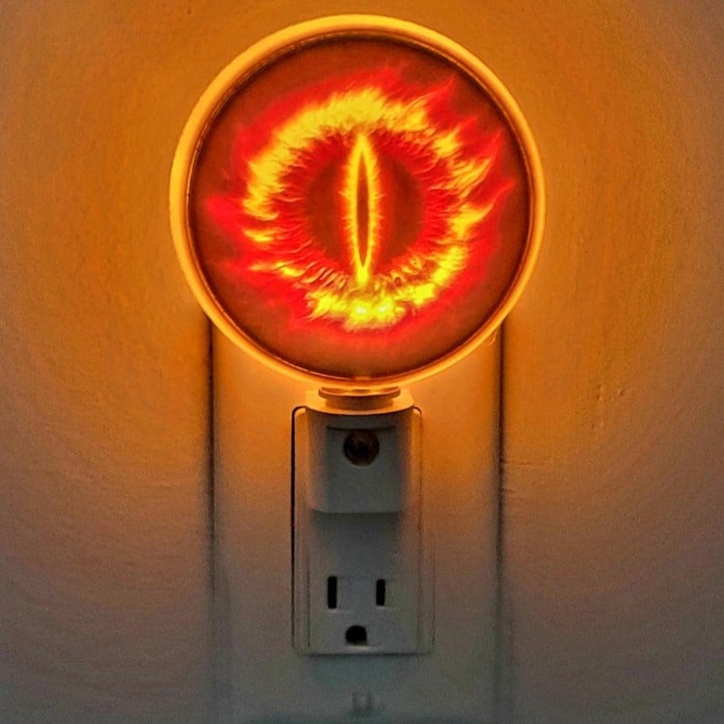 Eye of Sauron LED Plug-in Lithophane Night Light