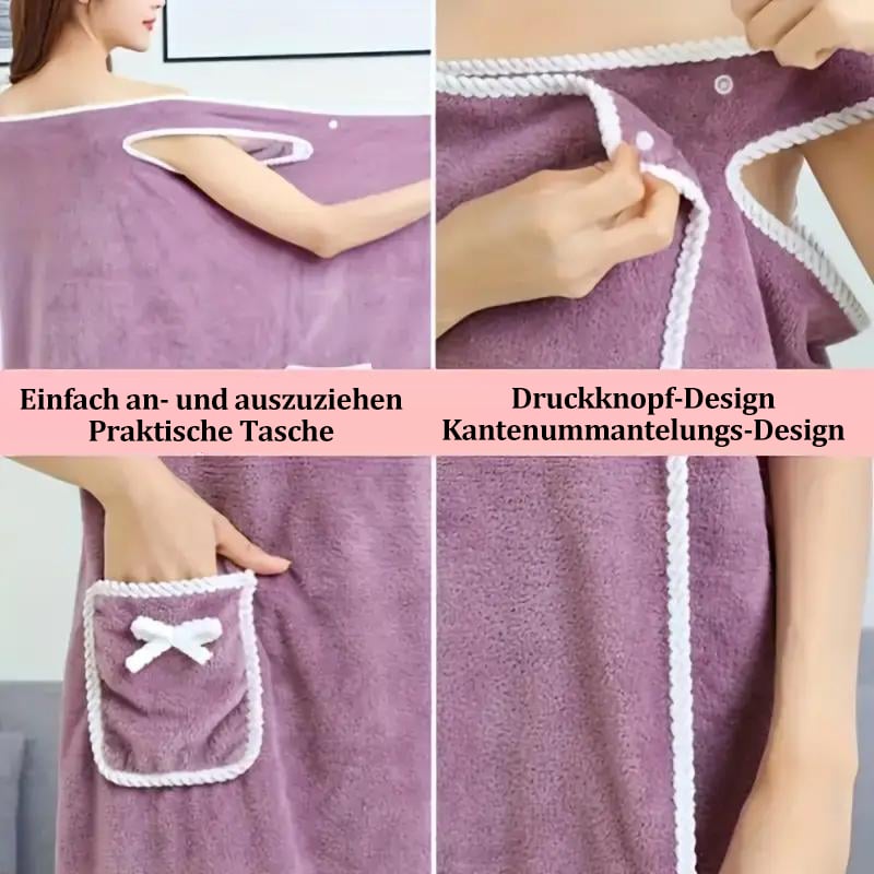 📢Letzter Tag: 49% Rabatt🎁Tragbarer Duschrock für Damen in Übergröße