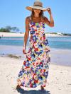 ANRABESS Women Dresses 2024 Summer Sleeveless Maxi Dress Casual Spaghetti Strap Tiered Flowy Beach Long Sun Dress