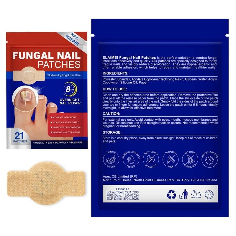🔥LAST DAY ONLY 50% OFF🔥21 Pcs Fungal Nail Patches⚡BUY 3 GET 1 FREE