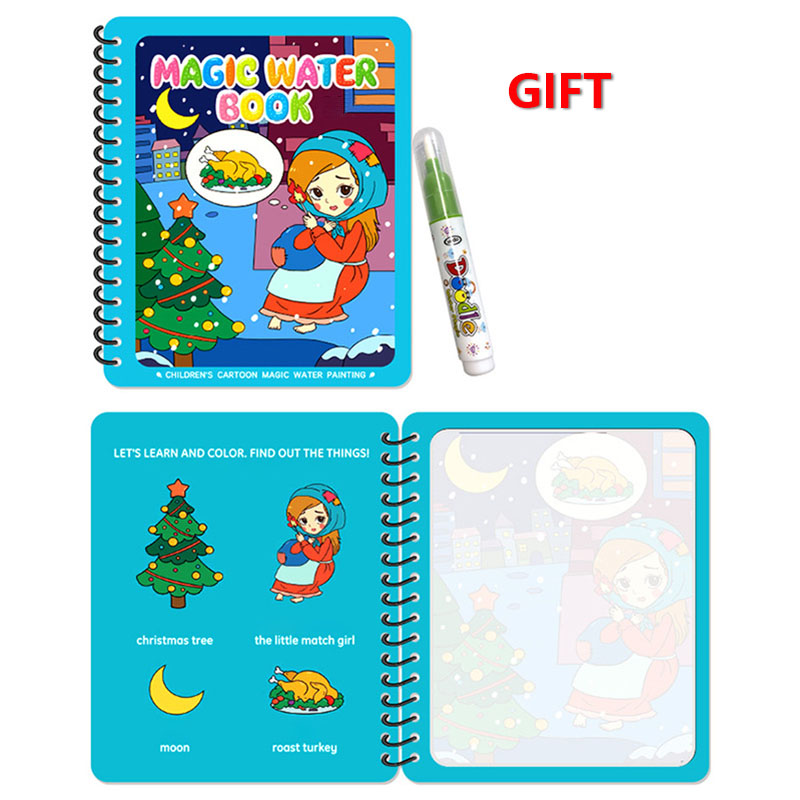 🌲EARLY CHRISTMAS SALE - 50% OFF🎁Toddlers Educational Learning Water Coloring Books