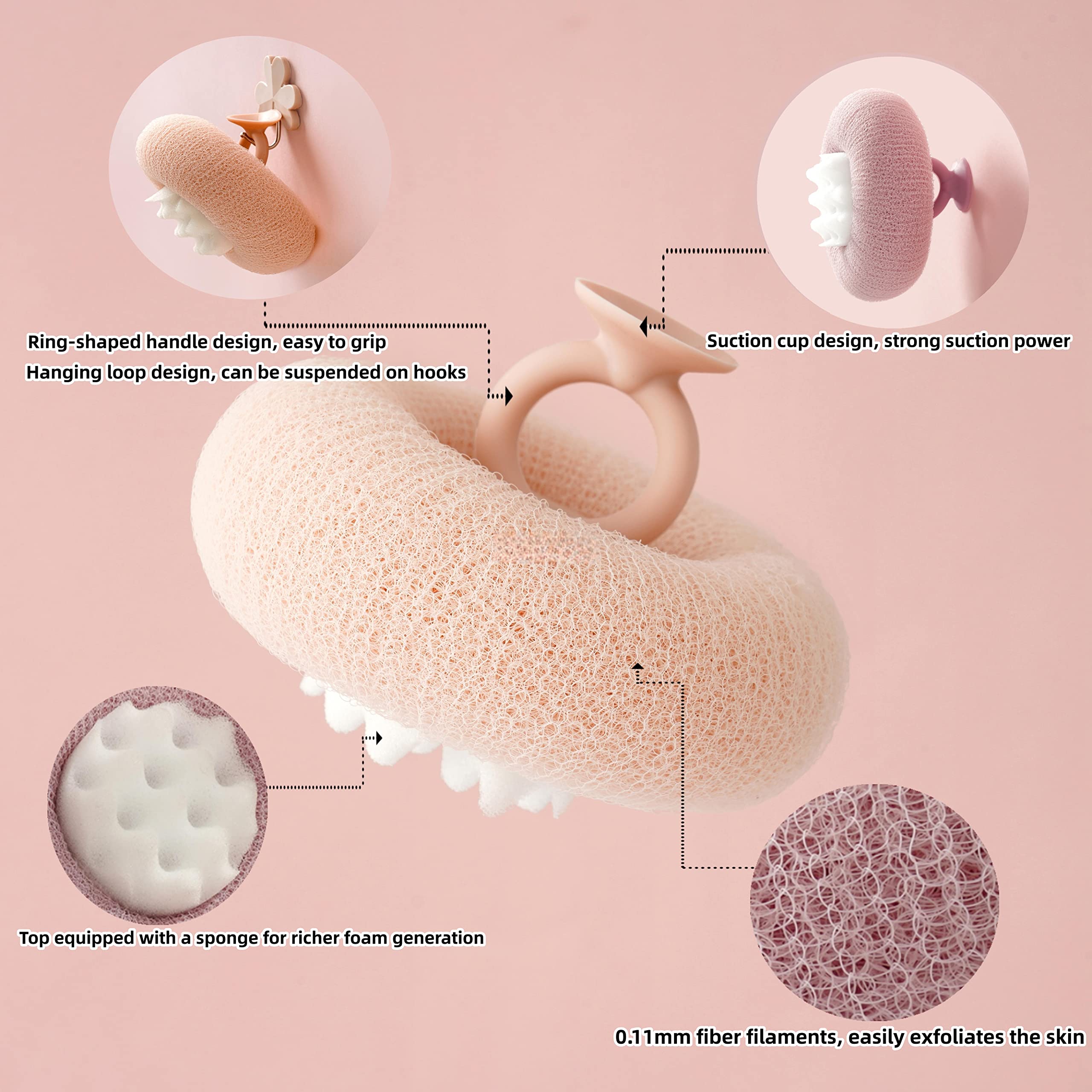 🎁TikTok Last Day Sale - 70% OFF🌻Super Soft Sunflower Suction Cup Bath Ball