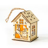 Christmas Decoration Hanging Glowing Mini Cabin Night Light