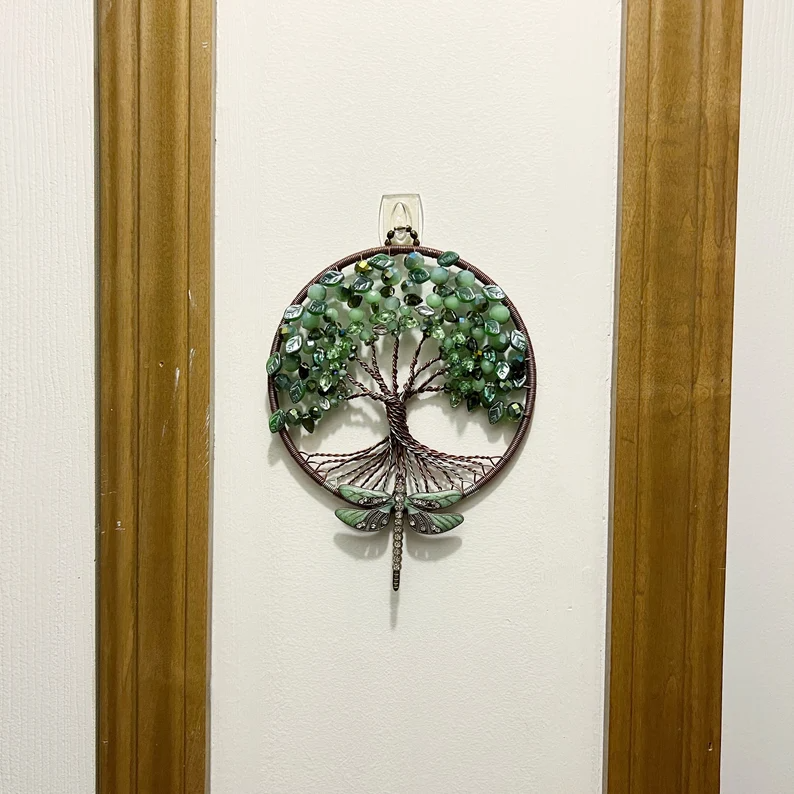 💝HANDMADE DRAGONFLY TREE OF LIFE HANGING-Buy 2 Get Free Shipping