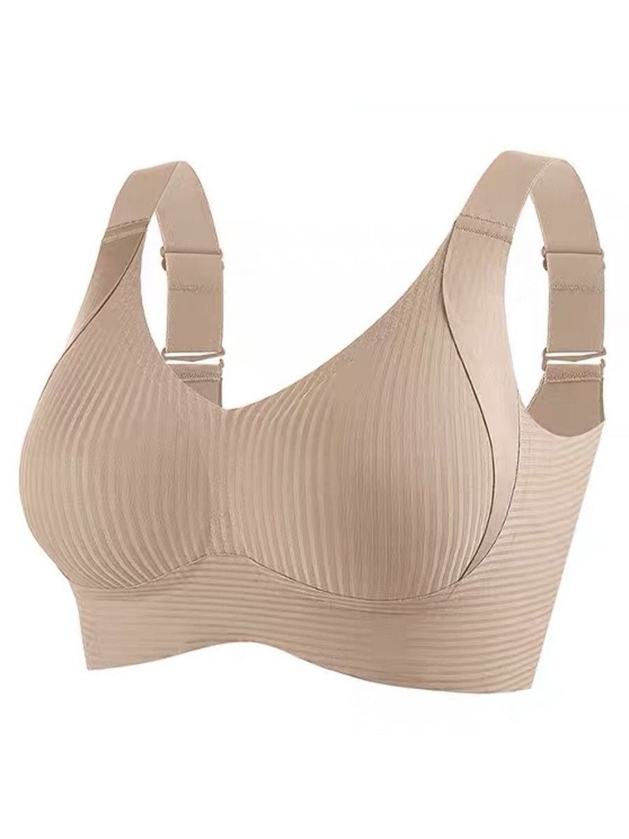 🎁 Last Day Promotion 70% OFF🔥Women's Ribbed Push Up Adjustable Wireless Bra