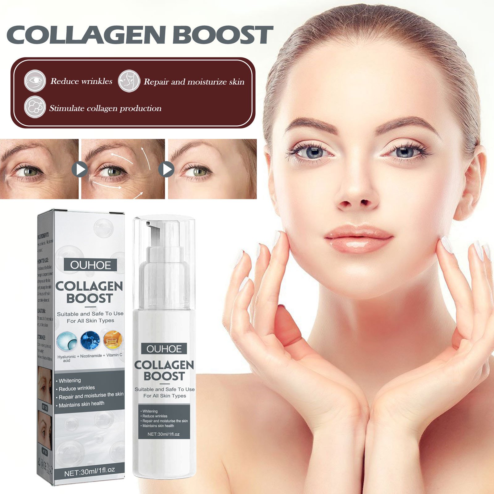 🔥Last Day Promotion 50% OFF🔥2024 New Collagen Boost - Buy 3 Get 1 Free