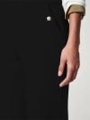 (🔥Last Day Promotion 50% OFF)Tummy Control Twill Cropped Wide Leg Pant-Free Shipping