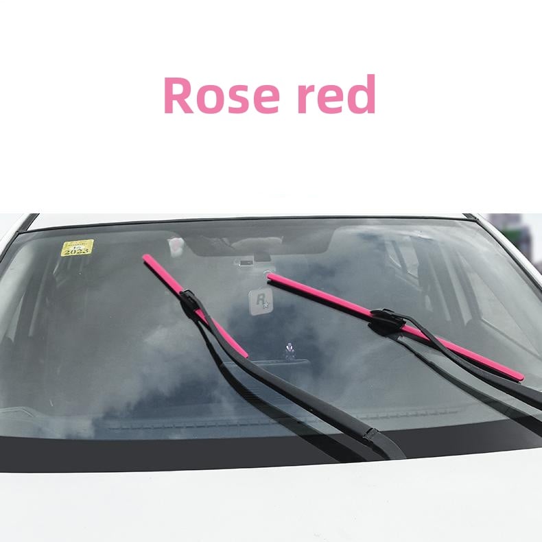 🔥Last Day Promotion 48% OFF-🎁-Colorful Boneless Silent Windshield Wipers - Clear Vision in Style!