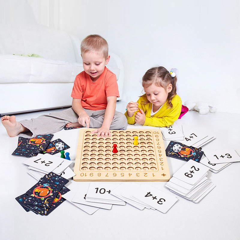(🎄Christmas Hot Sale - 48% OFF) Wooden Montessori Multiplication Board Game, BUY 2 FREE SHIPPING
