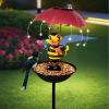 🎁TikTok Last Day Sale - 70% OFF🔥Solar-Powered LED Animal Umbrella Light with Bird Feeder（Frog/Bee/Flamingo）