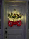 🎁TikTok Last Day Sale - 70% OFF🎉Twinkling Christmas Mitten Wreath with LED Lights