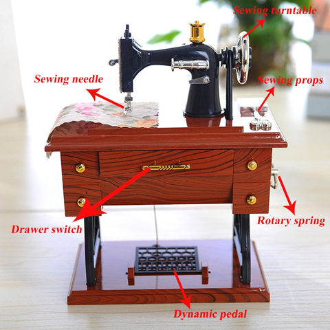 Last Day 70% OFF🔥Wood Mini Sewing Machine Music Box (BUY 2 GET FREE SHIPPING)