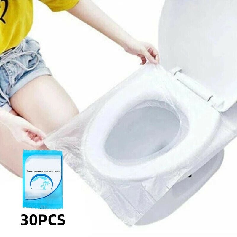 🔥 (Last Day Promotion - Save 72% OFF)  Biodegradable Disposable Plastic Toilet Seat Cover !!-🔥