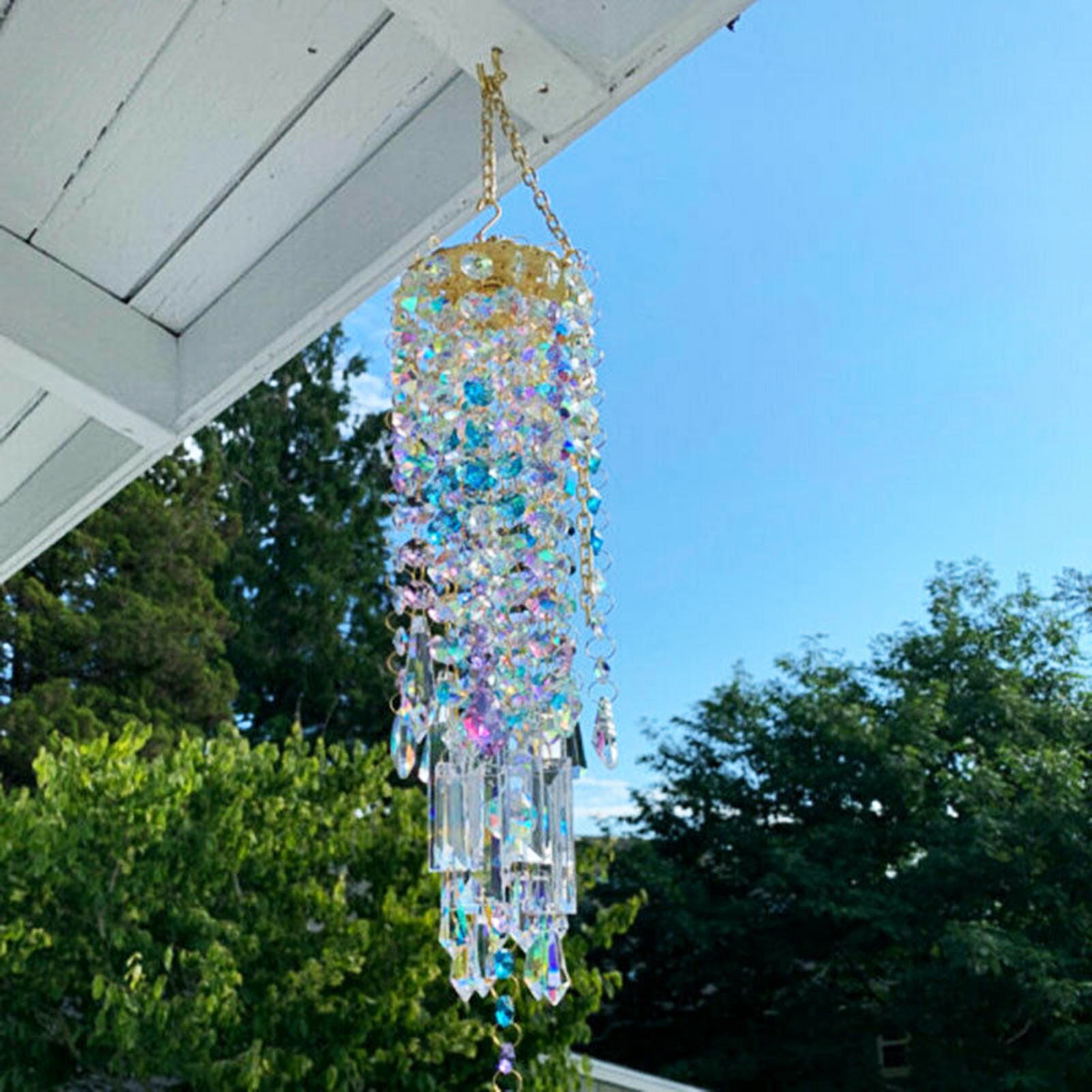 🔥Clear Stock Last Day 49% OFF🔥Colorful Crystal Wind Chimes✨-Buy 2 Free Shipping