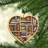 🎄Christmas Hot Sale - 48% OFF🎄 Book Lovers Heart Ornament