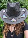 💥LAST DAY SALE 50% OFF💥Suncatcher Cowgirl Straw Prism Hat