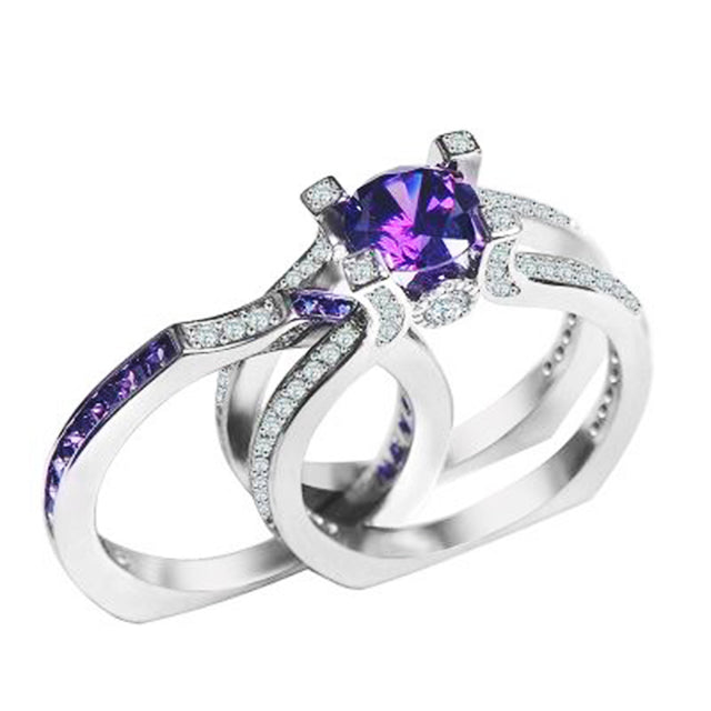 Beautiful 2-in-1 Birthstone Ring Set-BUY 1 & GET 1 FREE TODAY!