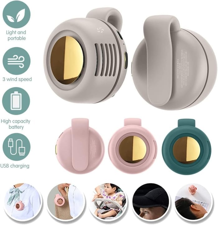 🔥Last Day Promotion 70% OFF🔥Portable Silent Mini Bladeless Electric Fan⚡Buy 2 Free Shipping
