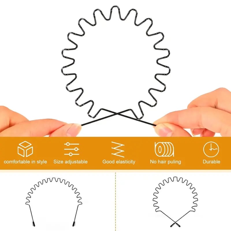 💥LAST DAY SALE 50% OFF💥2 count Metal Hair Bands