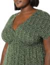 Amazon Essentials Women's Surplice Dress (Available in Plus Size)