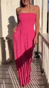 Women's Tube Top Casual Jumpsuit